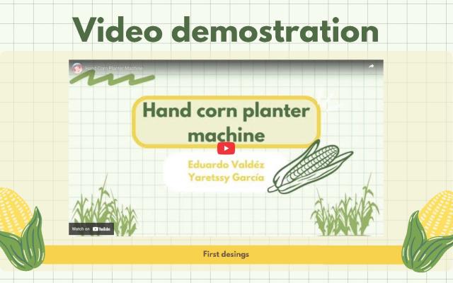 "The Making Of" Hand Corn Planter Machine